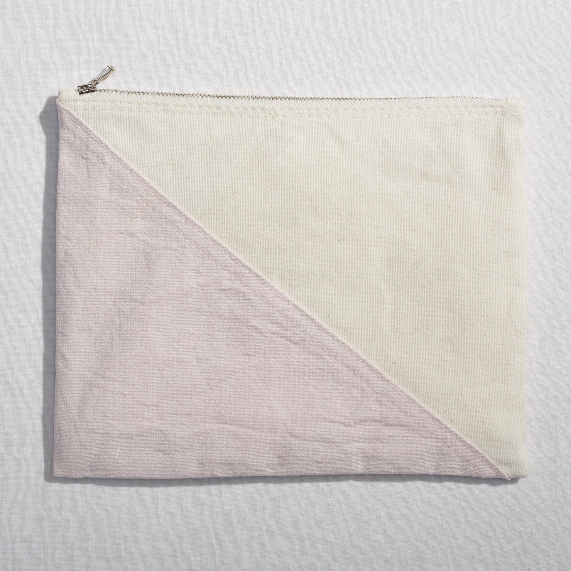 Re:Canvas "Threes" Pouch in Hesse back view of large pouch