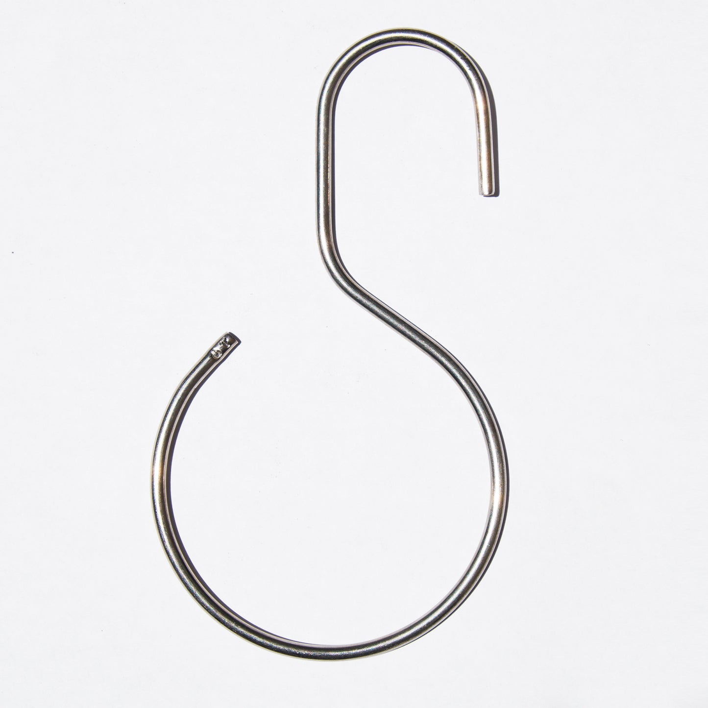 S-Hook Stainless Steel flat on floor